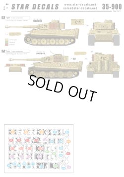 Photo3: STAR DECALS[SD35-900] Tigers of Grossdeutschland 1943-45. Early, mid and late Tiger 1.