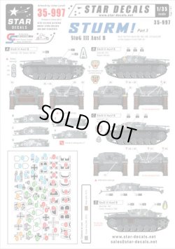 Photo1: STAR DECALS[SD35-997]Sturm #3. StuG III Ausf B.