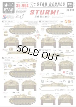 Photo1: STAR DECALS[SD35-994] Sturm #6. StuG III Ausf F.