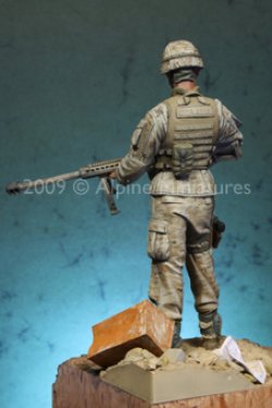 Photo4: Alpine Miniatures[AM16008]Modern USMC Sniper "In Remembrance of Those Who Never Came Home"