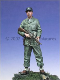 Photo4: Alpine Miniatures[AM35019]WW2 US Tanker w/ Tommy Gun