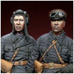 Photo2: Alpine Miniatures[AM35041]WW2 Russian Tank Crew Set (2 figures)