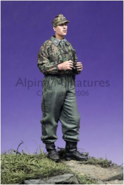 Photo1: Alpine Miniatures[AM35042]SS Panzer Recon Officer