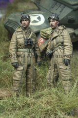 Alpine Miniatures[AM35050]WW2 British Tank Crew Set (2 figures)