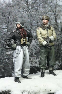 Photo1: Alpine Miniatures[AM35059]LAH Officers Kharkov Set (2 figures)