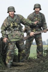 Alpine Miniatures[AM35062]12 SS Grenadier Set (2 figures)