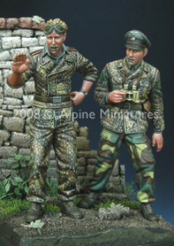 Photo2: Alpine Miniatures[AM35068]WSS Panzer Crew Set 44-45 (2 figures)