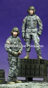 Alpine Miniatures[AM35071]Modern US AFV Crew Set (2 figures)