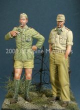 Alpine Miniatures[AM35074]German DAK Panzer Crew Set (2 figures)