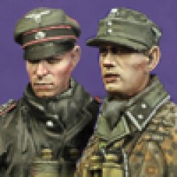 Photo4: Alpine Miniatures[AM35077]LAH Officers in the Ardennes Set (2 figures)