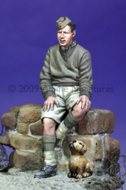 Photo2: Alpine Miniatures[AM35079]British Armoured Crew #2 & Puppy