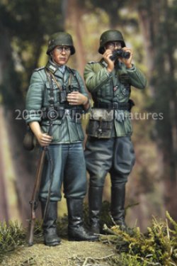 Photo1: Alpine Miniatures[AM35083]German Infantry Set (2 Figures)