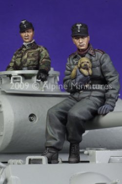 Photo2: Alpine Miniatures[AM35089]German Panzer Crew Set (2 Figures)