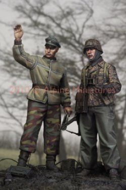 Photo1: Alpine Miniatures[AM35098]LAH in the Ardennes Set #2 (2 Figures)
