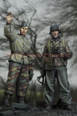 Photo2: Alpine Miniatures[AM35098]LAH in the Ardennes Set #2 (2 Figures)