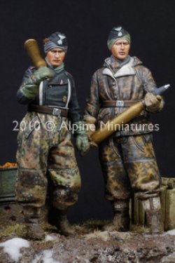Photo1: Alpine Miniatures[AM35107]WSS Panther Crew Set (2 Figures)