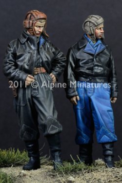 Photo7: Alpine Miniatures[AM35119]Russian AFV Crew 44/45 Set (2 Figures)