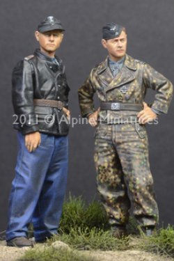 Photo2: Alpine Miniatures[AM35122]Tiger Aces in Normandy (2 Figures)