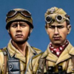 Photo3: Alpine Miniatures[AM35126]DAK Ramcke Brigade Set (2 Figures)