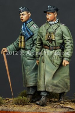 Photo2: Alpine Miniatures[AM35138]Panzer Officer 1 Pz. Div. Set (2 Figures)