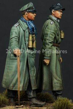 Photo3: Alpine Miniatures[AM35138]Panzer Officer 1 Pz. Div. Set (2 Figures)