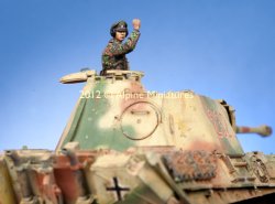 Photo2: Alpine Miniatures[AM35139]WSS Panzer Commander #1