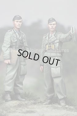 Photo3: Alpine Miniatures[AM35150]Otto Carius & NCO Set (2 Figures)