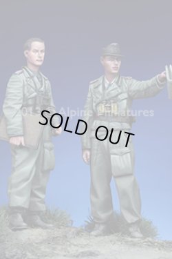 Photo5: Alpine Miniatures[AM35150]Otto Carius & NCO Set (2 Figures)