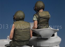 Photo2: Alpine Miniatures[AM35162]US Tanker Vietnam War Set (2 Figures)