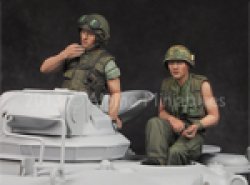 Photo3: Alpine Miniatures[AM35162]US Tanker Vietnam War Set (2 Figures)