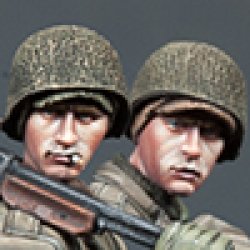 Photo10: Alpine Miniatures[AM35171]WW2 US Infantry Set (2 Figures)
