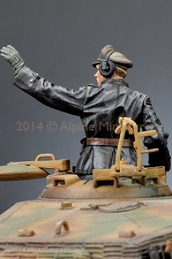 Photo4: Alpine Miniatures[AM35174]SS Panzer Commander Set (2 Figures)
