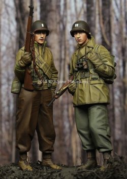 Photo1: Alpine Miniatures[AM35204]WW2 US Infantry Set