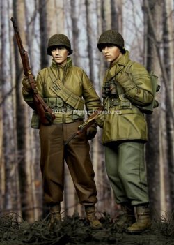 Photo2: Alpine Miniatures[AM35204]WW2 US Infantry Set
