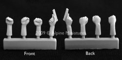 Photo2: Alpine Miniatures[H002]US Tanker Heads & Hands