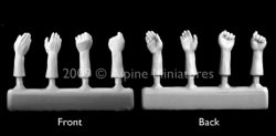 Photo4: Alpine Miniatures[H003]Panzer Crew Heads & Hands