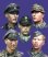 Photo1: Alpine Miniatures[H005]WSS Panzer Crew Heads Set #1 (1)