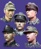 Alpine Miniatures[H006]WSS Panzer Crew Heads Set #2