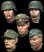 Photo1: Alpine Miniatures[H011]WSS Heads Set #3 (1)