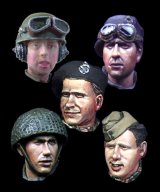 Alpine Miniatures[H016]WW2 British Heads Set #2