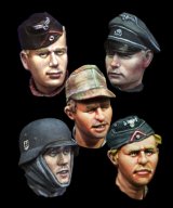 Alpine Miniatures[H017]WW2 German Heads Set #1