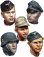 Photo2: Alpine Miniatures[H017]WW2 German Heads Set #1 (2)