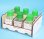 Photo1: ASUNAROW MODEL[59] 6 Sauare Bottle Holder SNOW (1)