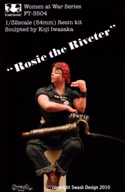 Photo1: [Swash Design][FT-3504] 1/35 Rosie the riveter