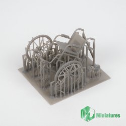 Photo3: MJ Miniatures[MJEZ35021]1/35 Wheel Chair(1set)