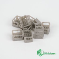 Photo1: MJ Miniatures[MJEZ35022]1/35 Bottle Crates(9set)