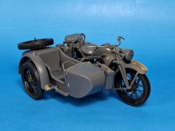 Photo2: [Passion Models] [P35-180] 1/35 German KS600 Motorcycle & Sidecar PE & 3D Parts Set  [For Tamiya MM35384]