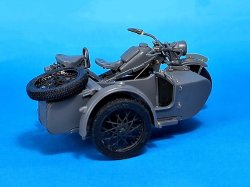 Photo5: [Passion Models] [P35-180] 1/35 German KS600 Motorcycle & Sidecar PE & 3D Parts Set  [For Tamiya MM35384]