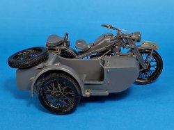 Photo7: [Passion Models] [P35-180] 1/35 German KS600 Motorcycle & Sidecar PE & 3D Parts Set  [For Tamiya MM35384]