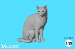 Photo4: [Passion Models] [P35T-023] 1/35 Cats For Cat Lovers 5psc [5 distinct poses]